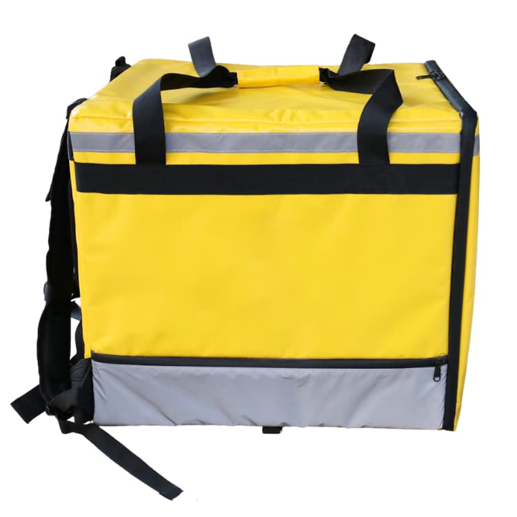 500D PVC food delivery bag, waterproof insulated bag, tear-resistant thermal bag, top-opening food carrier, delivery backpack, enterprise-customizable food bag
