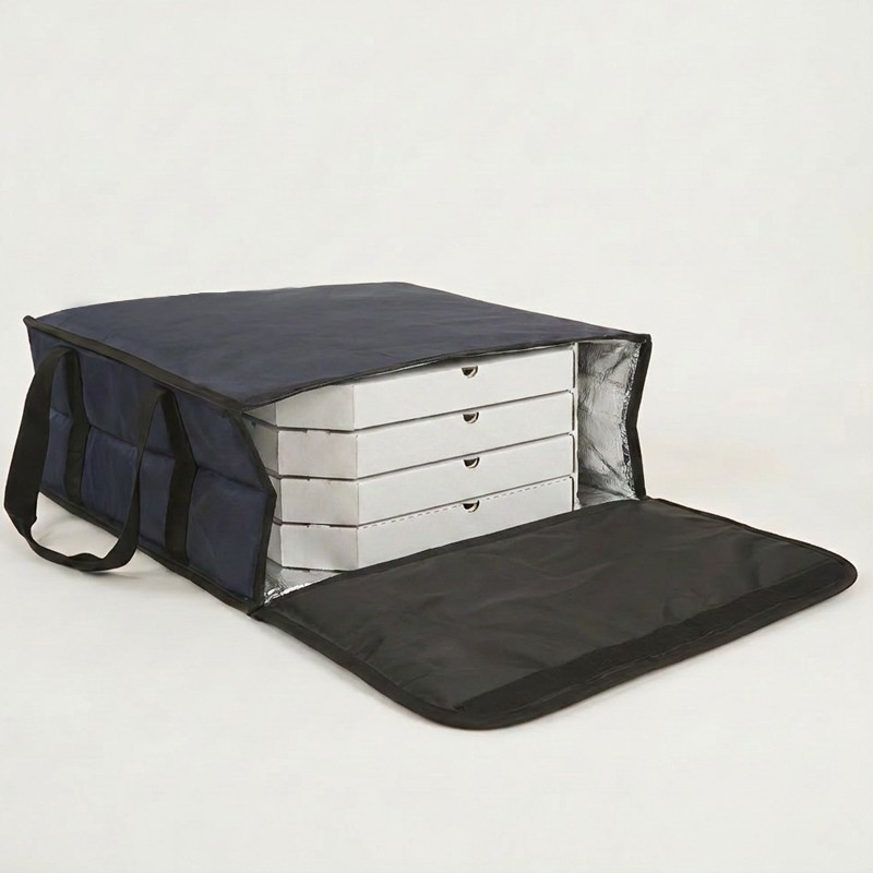 insulated pizza delivery bag, pizza delivery bag, custom pizza bag, thermal pizza delivery bag, pizza carrier bag, insulated pizza carrier, food delivery pizza bag, restaurant pizza bag, catering pizza delivery bag, pizza bag with ticket window, hand