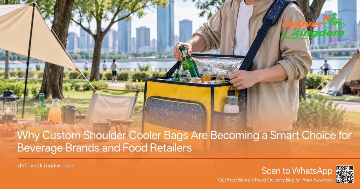 Por qué las bolsas térmicas de hombro personalizadas se están convirtiendo en una opción inteligente para marcas de bebidas y minoristas de alimentos