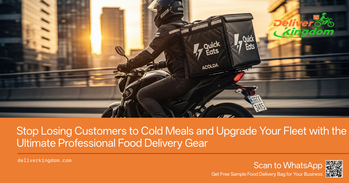 Deje de perder clientes por comidas frías y mejore su flota con el mejor equipo profesional de entrega de alimentos.