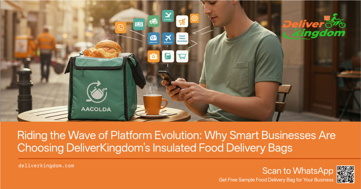 Aprovechando la evolución de las plataformas: Por qué las empresas inteligentes eligen las bolsas térmicas para entrega de alimentos de DeliverKingdom