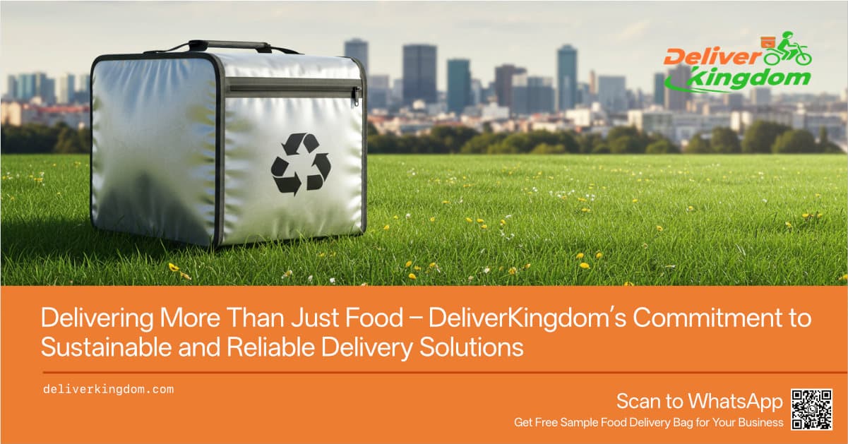 Entregando más que solo comida: el compromiso de DeliverKingdom con soluciones de entrega sostenibles y confiables