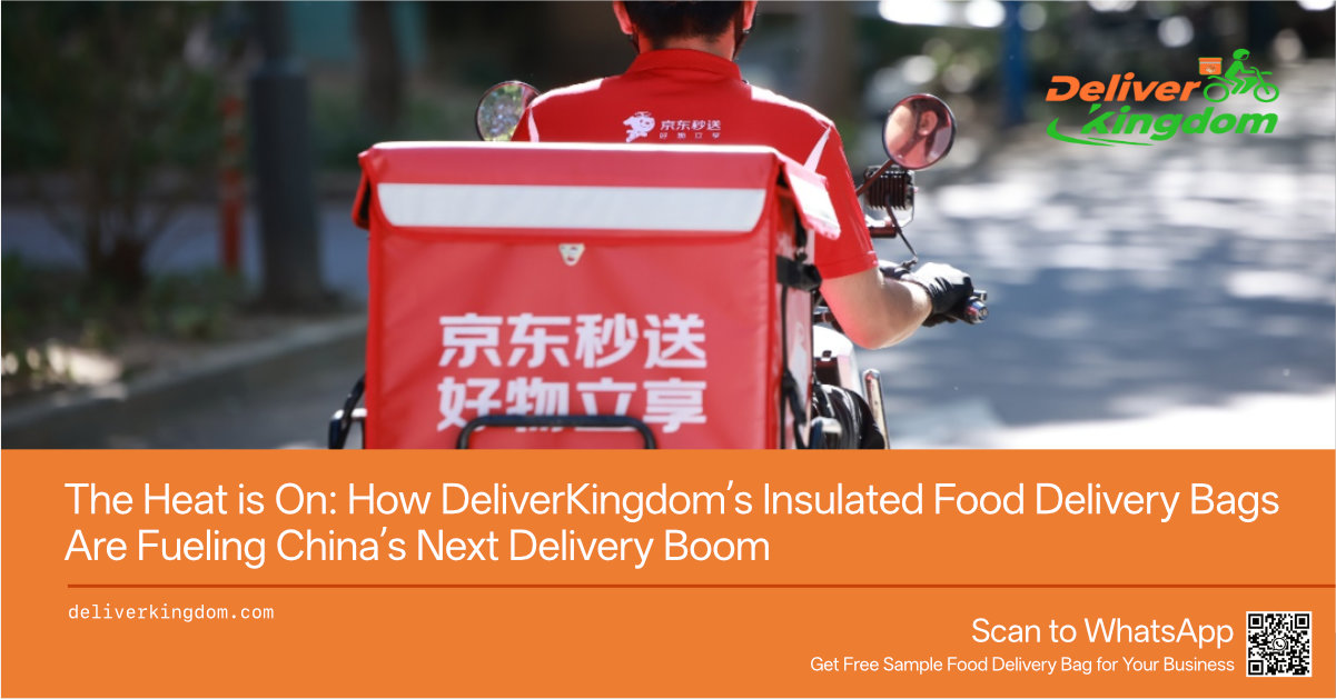 La presión está en aumento: cómo las bolsas térmicas de entrega de alimentos de DeliverKingdom impulsan el próximo auge de las entregas en China.