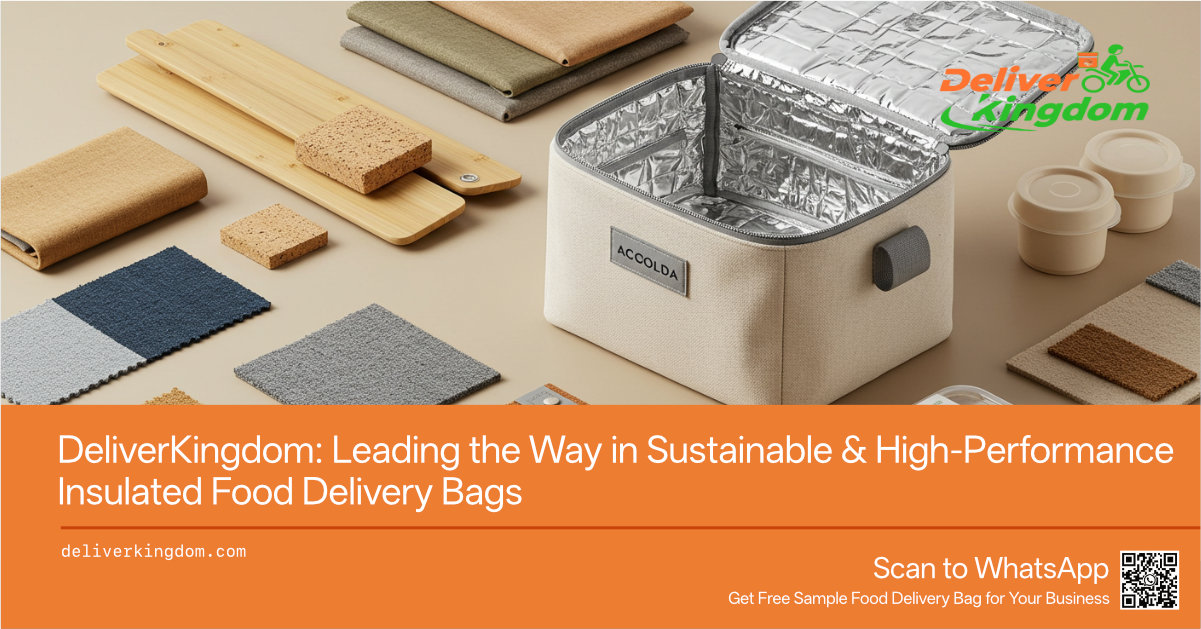 DeliverKingdom: Líderes en bolsas térmicas para entrega de alimentos sostenibles y de alto rendimiento