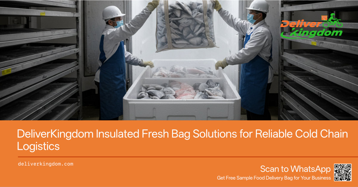 Soluciones de bolsas frescas con aislamiento DeliverKingdom para una logística de cadena de frío confiable