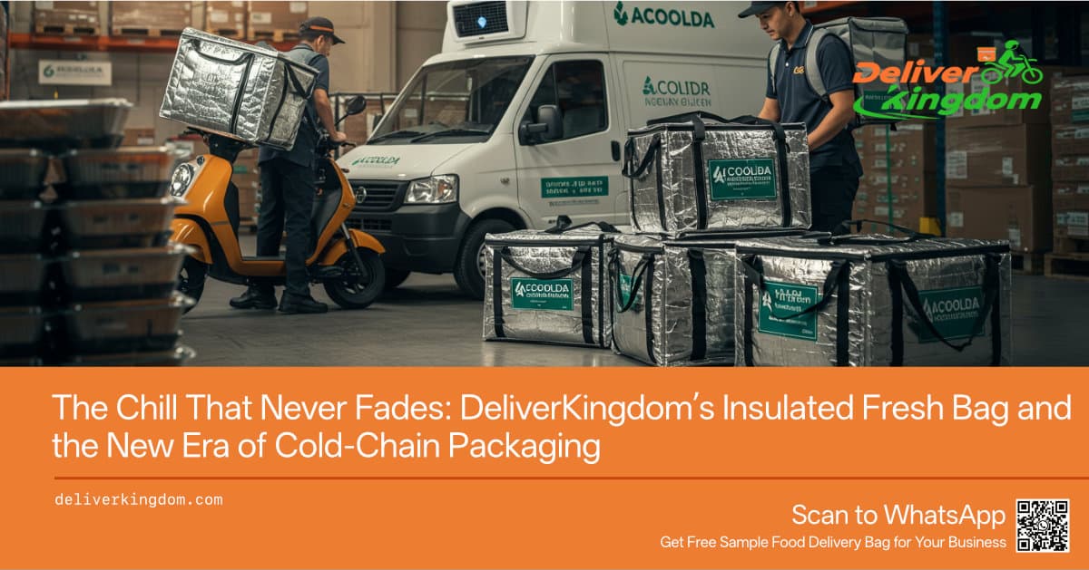 El frío que nunca se desvanece: la bolsa aislante para alimentos frescos de DeliverKingdom y la nueva era del envasado en cadena de frío