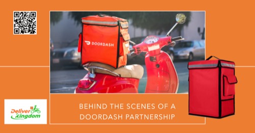 Detrás de escena de una asociación con DoorDash: elección de DeliverKingdom para bolsas de entrega de alimentos