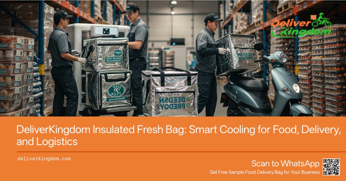 Bolsa térmica DeliverKingdom: refrigeración inteligente para alimentos, entregas y logística