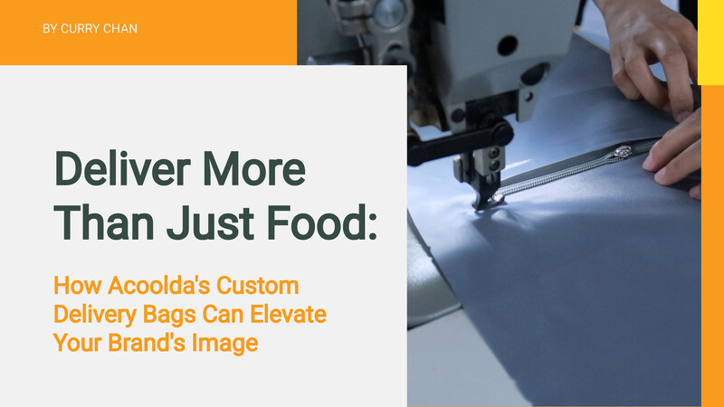 Entregue más que solo comida: cómo las bolsas de entrega personalizadas de Acoolda pueden elevar la imagen de su marca
