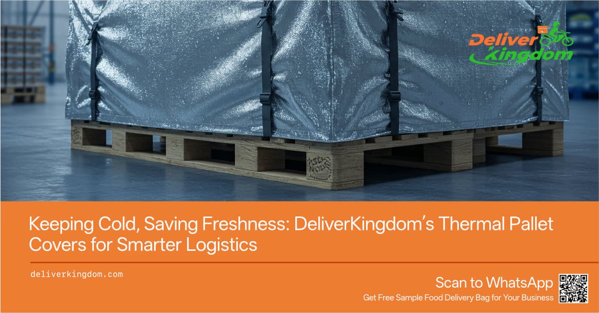Manteniendo el frío, conservando la frescura: las cubiertas térmicas para palés de DeliverKingdom para una logística más inteligente