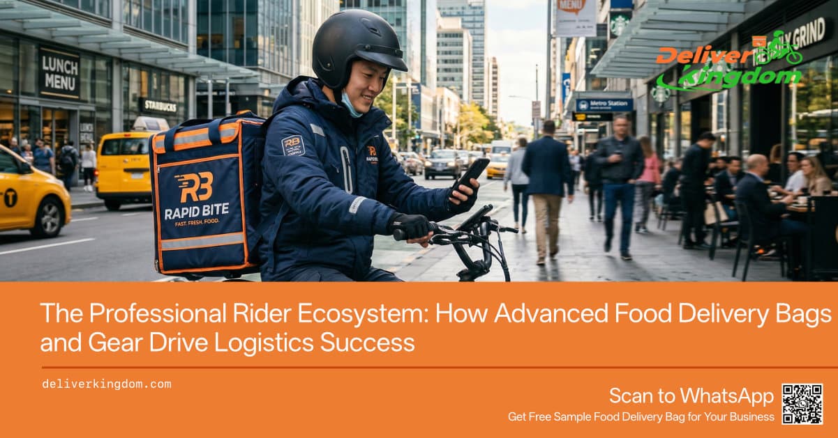 El ecosistema del repartidor profesional: cómo las bolsas y el equipamiento avanzados para el reparto de comida impulsan el éxito logístico.