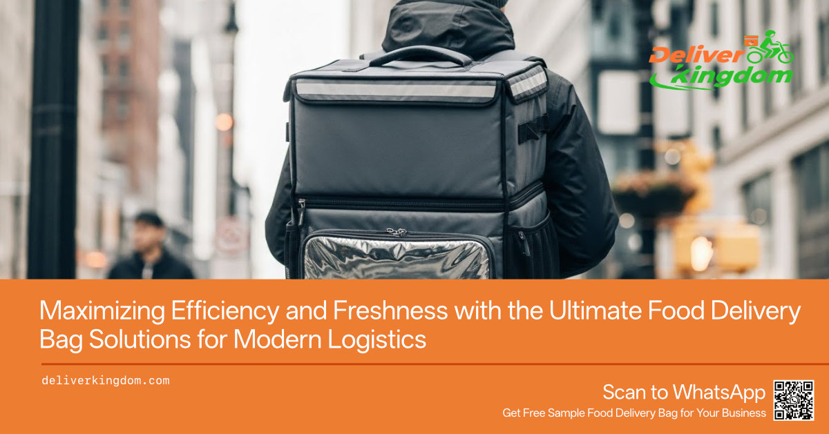 Maximizando la eficiencia y la frescura con las mejores soluciones de bolsas de entrega de alimentos para la logística moderna