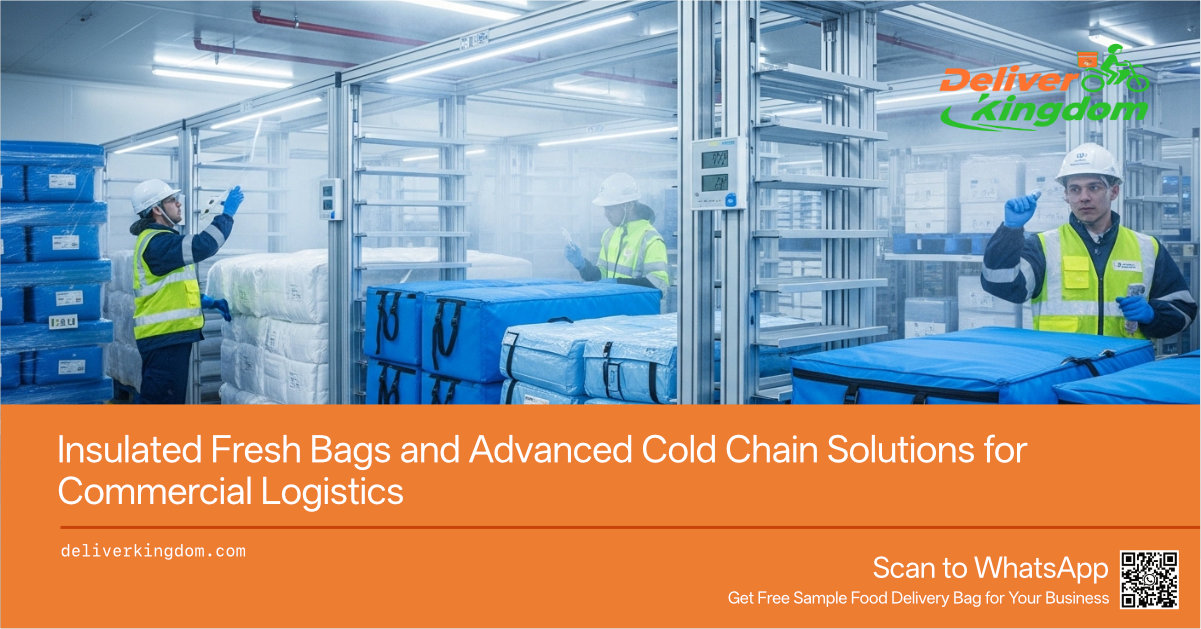 Bolsas frescas aisladas y soluciones avanzadas de cadena de frío para logística comercial