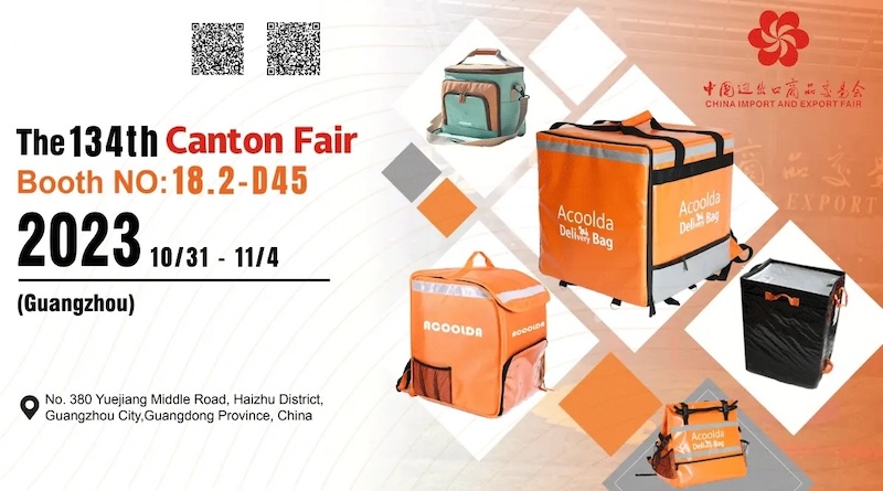¡Descubra el futuro de la entrega de alimentos con las innovadoras bolsas aislantes para llevar de DeliverKingdom en la 134ª Feria de Cantón!